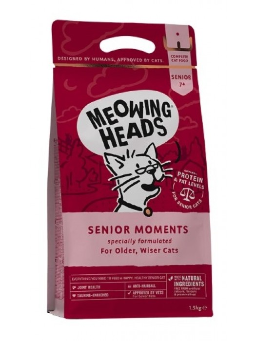 Meowing Heads SENIOR MOMENTS FISH 1,5kg