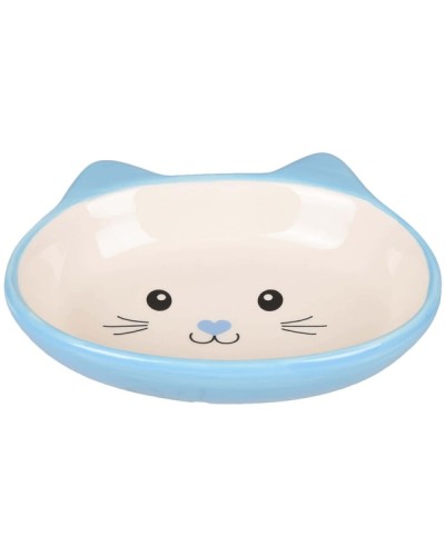 ISA CAT FACE LIGHT BLUE ΚΕΡΑΜΙΚΟ ΜΠΩΛ 170ML