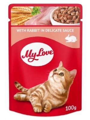 MY LOVE CAT RABBIT IN SAUCE 100GR