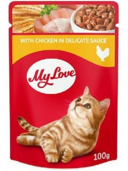 MY LOVE CAT CHICKEN IN SAUCE 100GR