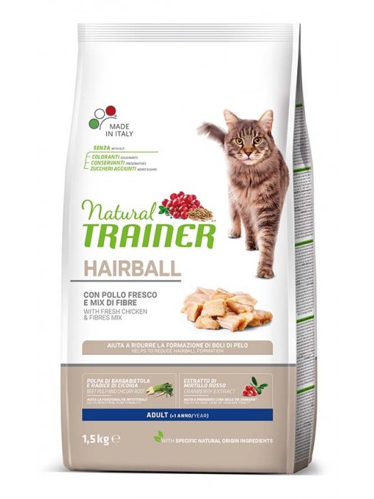 NATURAL TRAINER HAIRBALL ΚΟΤΟΠΟΥΛΟ 1,5KG