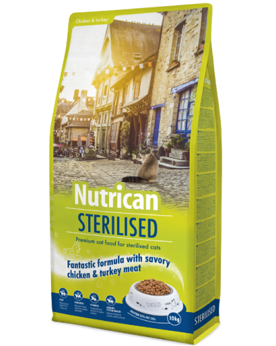 NUTRICAN CAT STERILISED CHICKEN 10KG