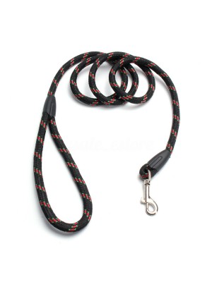 ROPE LEASH BLACK S 0,8CM/1,20M