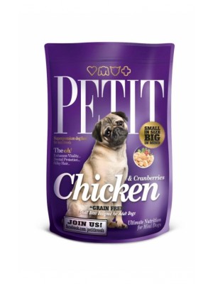 PETIT ADULT CHICKEN & CRANBERRIES 300GR