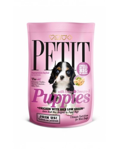 PETIT PUPPIES CHICKEN WITH EXTRA OMEGA-3 1,5KG