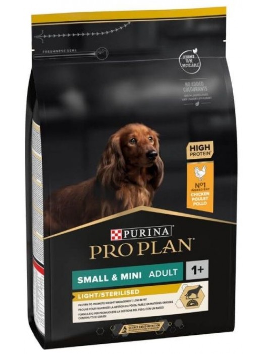 PROPLAN ADULT SMALL & MINI LIGHT/STERILISED ΚΟΤΟΠΟΥΛΟ 3kg