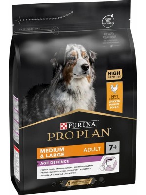 PROPLAN ADULT MEDIUM & LARGE AGE DEFENCE 7+ ΚΟΤΟΠΟΥΛΟ 3kg