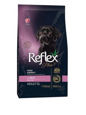 REFLEX PLUS MEDIUM & LARGE ADULT HIGH ENERGY ΒΟΔΙΝΟ 15KG