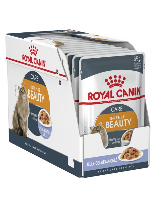 ROYAL CANIN INTENSE BEAUTY IN JELLY 85gr/12τμχ