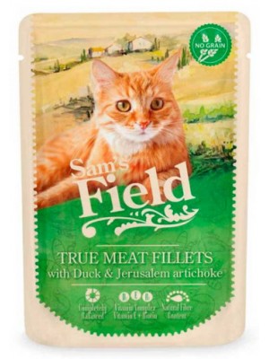 SAM'S FIELD CAT POUCH ADULT DUCK 85g