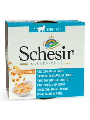 SCHESIR CAT SALAD ΜΕ ΚΟΤΟΠΟΥΛΟ, ΑΝΑΝΑ & ΚΑΡΟΤΟ 85gr