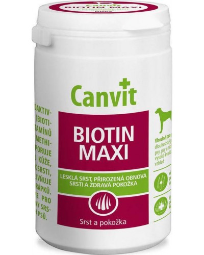 CANVIT BIOTIN DOG MAXI 70 ΔΙΣΚΙΑ (ΓΙΑ ΛΑΜΠΕΡΟ ΤΡΙΧΩΜΑ & ΥΓΙΕΣ ΔΕΡΜΑ ΜΕΓΑΛΟΣΩΜΩΝ ΣΚΥΛΩΝ)	