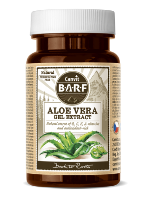 CANVIT BARF ALOE VERA GEL EXTRACT 40GR (Αντιβακτηριδιακή & αντιφλεγμονώδης δράση)