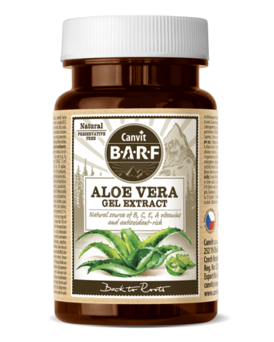 CANVIT BARF ALOE VERA GEL EXTRACT 40GR (Αντιβακτηριδιακή & αντιφλεγμονώδης δράση)