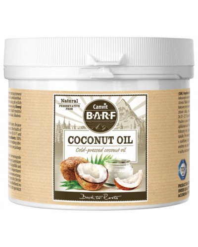 CANVIT BARF COCONUT OIL 600GR (Ενισχυση του οργανισμου)