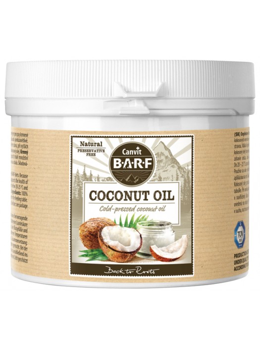 CANVIT BARF COCONUT OIL 600GR (Ενισχυση του οργανισμου)