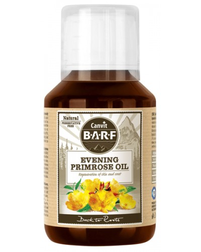 CANVIT BARF EVENING PRIMROSE OIL 100ML (Λαμπερο τριχωμα και υγιες δερμα)