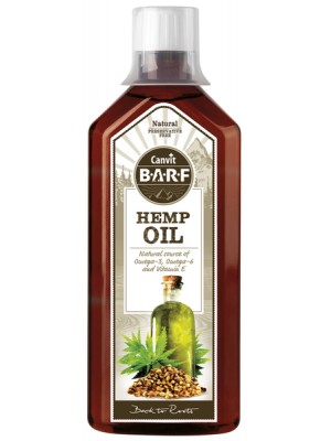 CANVIT BARF HEMP OIL 500ML (Αντιμετωπιση δερματικων προβληματων και ατοπιας)