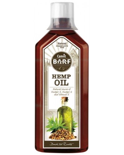 CANVIT BARF HEMP OIL 500ML (Αντιμετωπιση δερματικων προβληματων και ατοπιας)