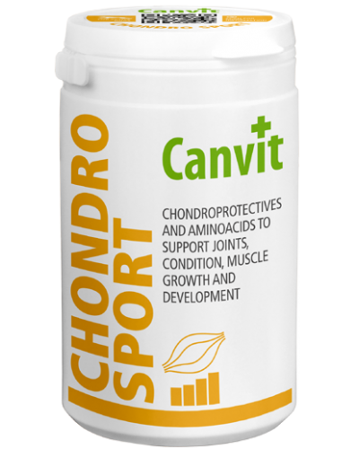 CANVIT CHONDRO SPORT DOG 230GR (Βιταμινες διπλης δρασης για την υγεια των αρθρωσεων & αποκατασταση σε σκυλους με υψηλες ενεργειακες απαιτησεις)