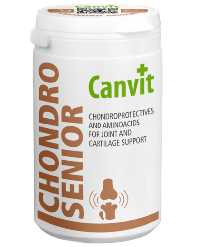 CANVIT CHONDRO SENIOR DOG 230GR (Βιταμινες διπλης δρασης για υποστηήριξη της υγειας των αρθρωσεων σε ηλικιωμενους σκυλους)