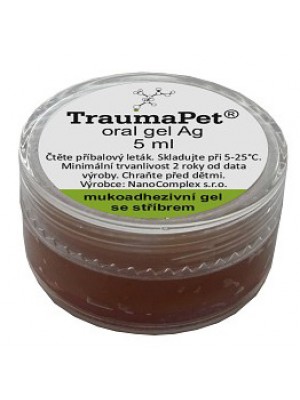 TRAUMA PET ORAL GEL Ag 5ml (Για υποστήριξη της θεραπείας φλεγμονών της στοματικής κοιλότητας)