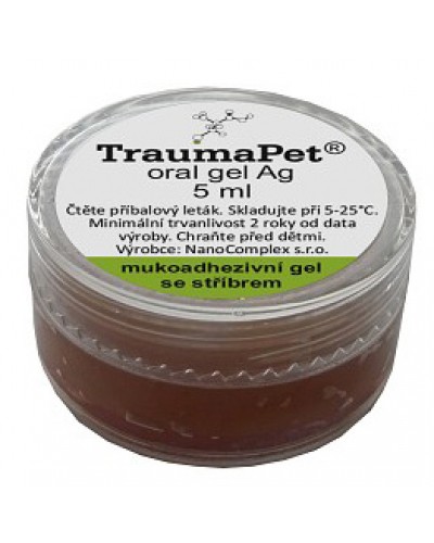 TRAUMA PET ORAL GEL Ag 5ml (Για υποστήριξη της θεραπείας φλεγμονών της στοματικής κοιλότητας)