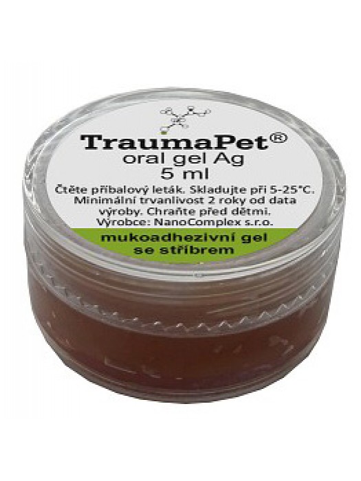 TRAUMA PET ORAL GEL Ag 5ml (Για υποστήριξη της θεραπείας φλεγμονών της στοματικής κοιλότητας)