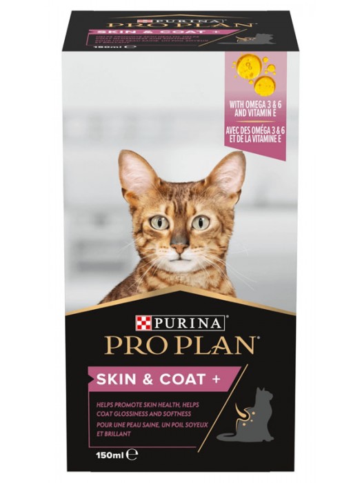 PROPLAN SKIN & COAT+ CAT (ΣΥΜΠΛΗΡΩΜΑ ΔΙΑΤΡΟΦΗΣ ΣΕ ΕΛΑΙΟ) 150ml	